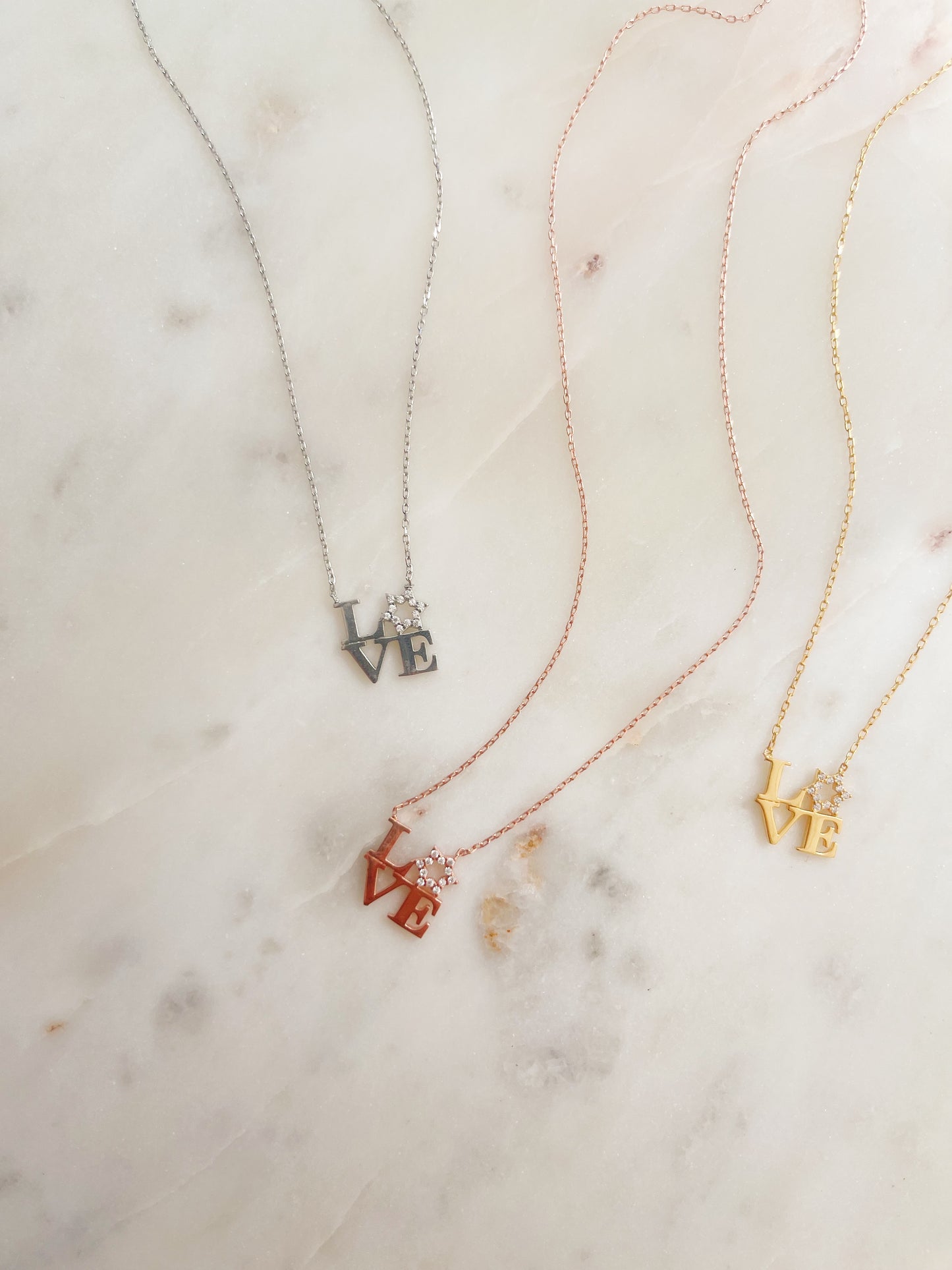 Love Star Of David Necklace