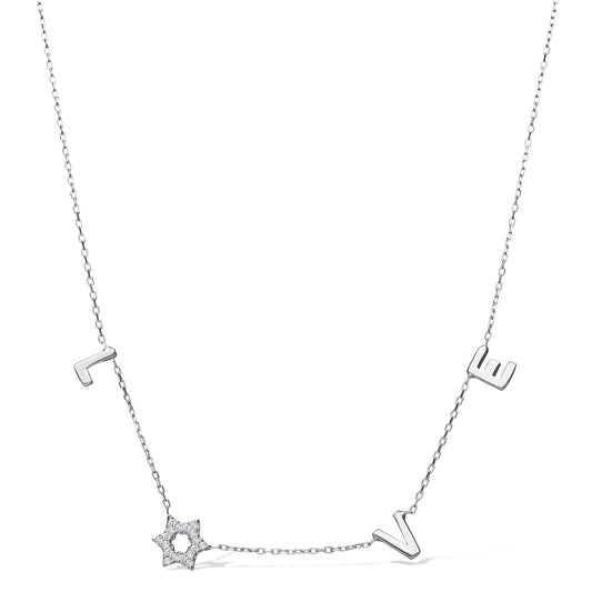 Love With Magen David Necklace