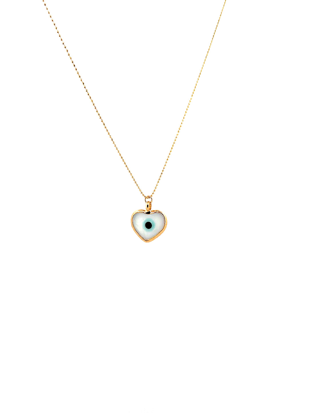 Evil Eye Heart Necklace