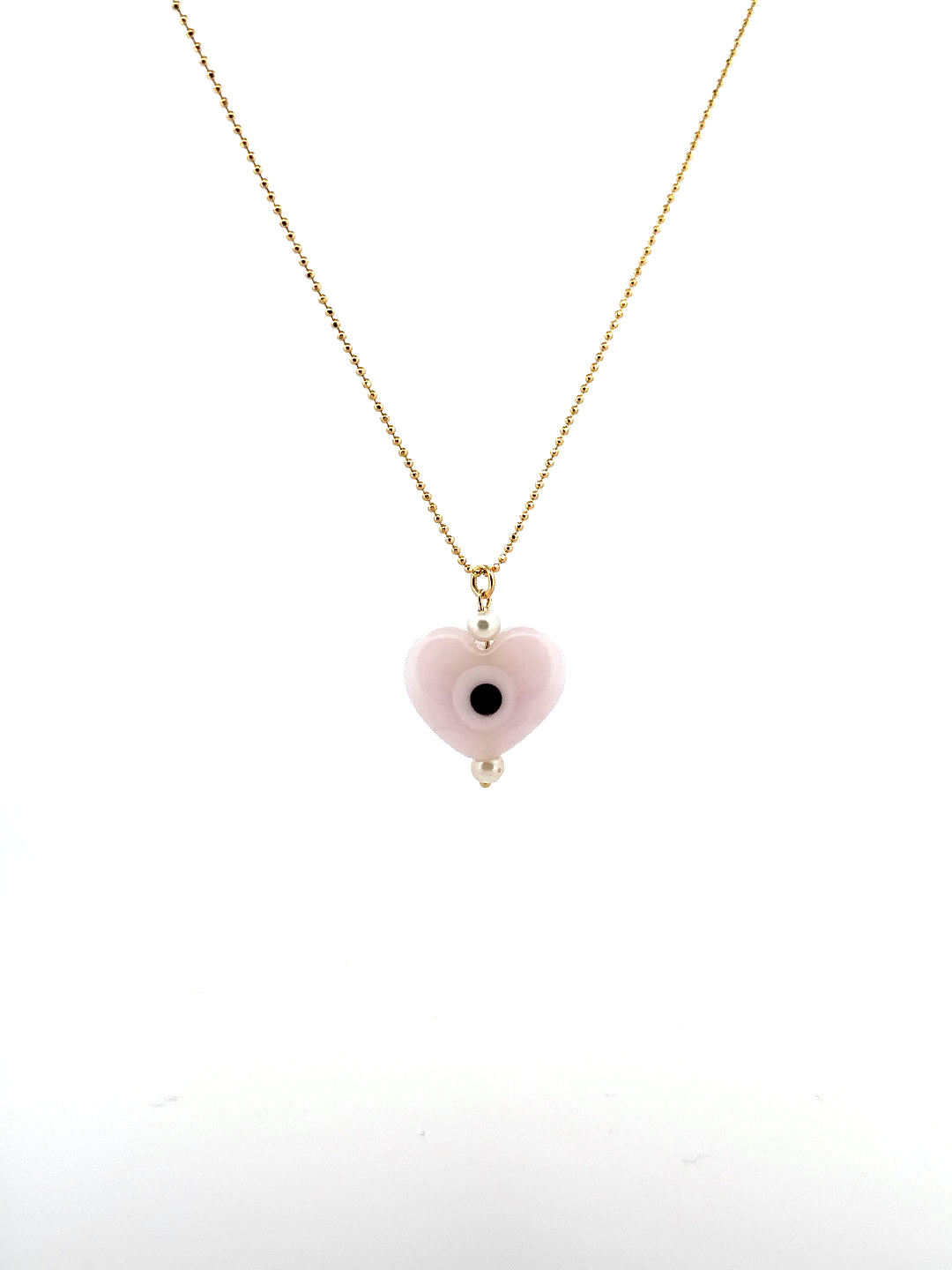 Evil Eye Heart Necklace