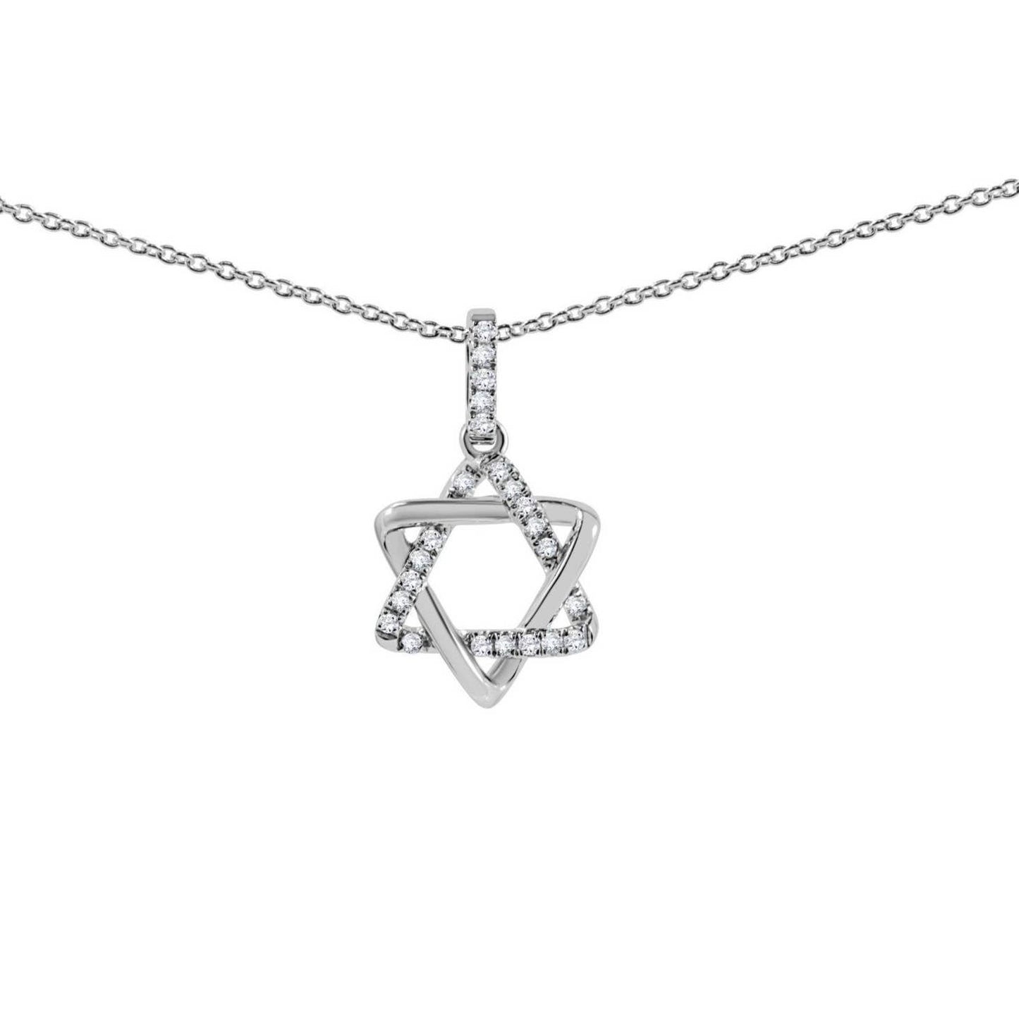 Mini Star Of David Gold & Diamonds