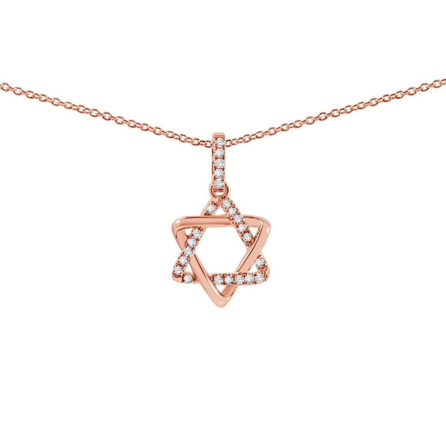 Mini Star Of David Gold & Diamonds